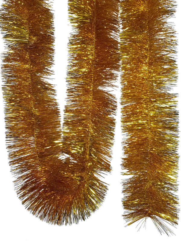 Tinsel 5.5m (18ft) 4 ply – 150mm Gold