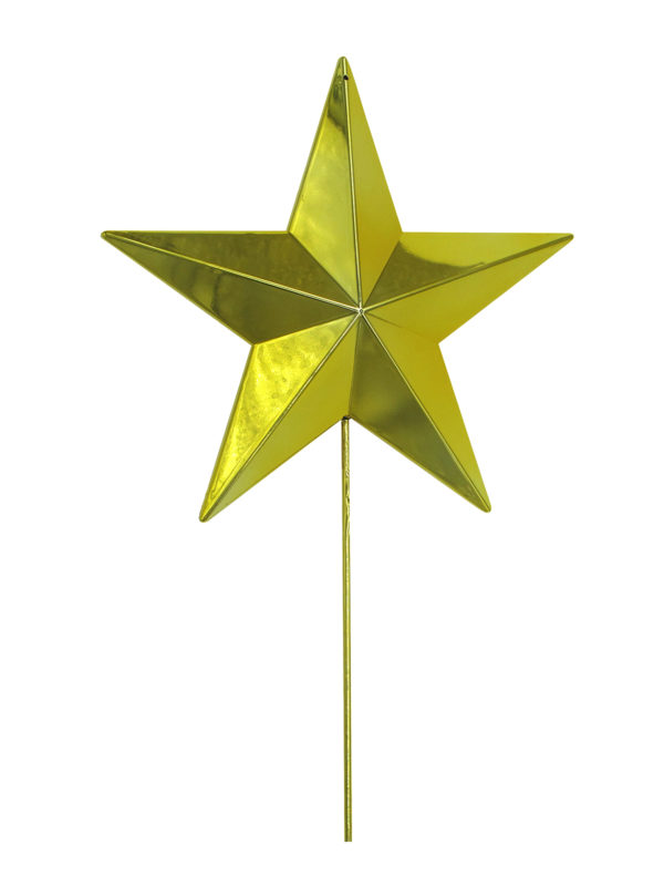 Star Tree Topper Gold