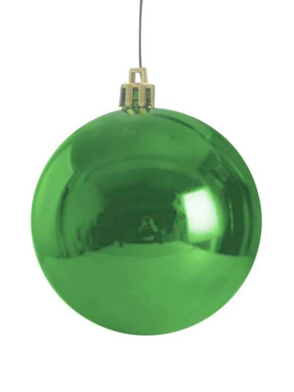 Christmas Ball 70mm Glossy Green