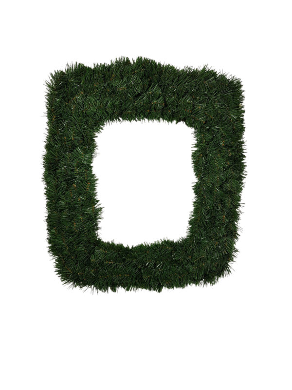 24 inch Wreath Rectangular 61cm