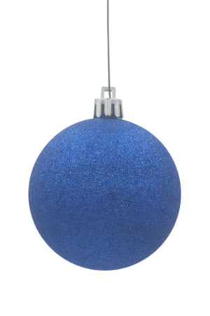 Christmas Ball 150mm Glitter Blue