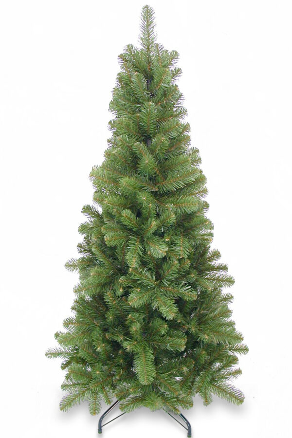 4.5ft Pencil Pine Christmas Tree Green 1.37m