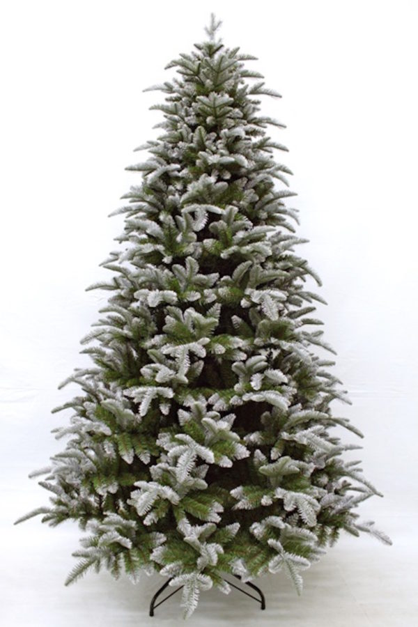 7ft Balsam Fir Christmas Tree Frosted Green 2.13m
