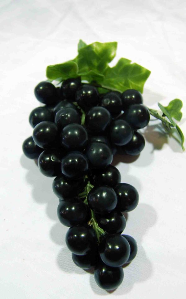 Fruit Grape Black Round