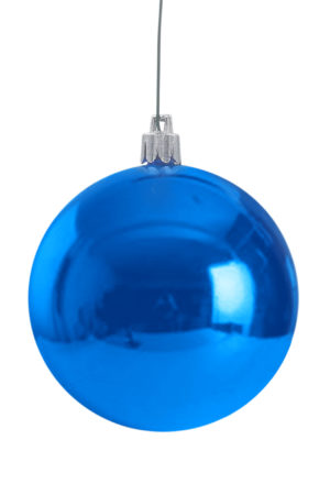Christmas Ball 200mm Glossy Blue