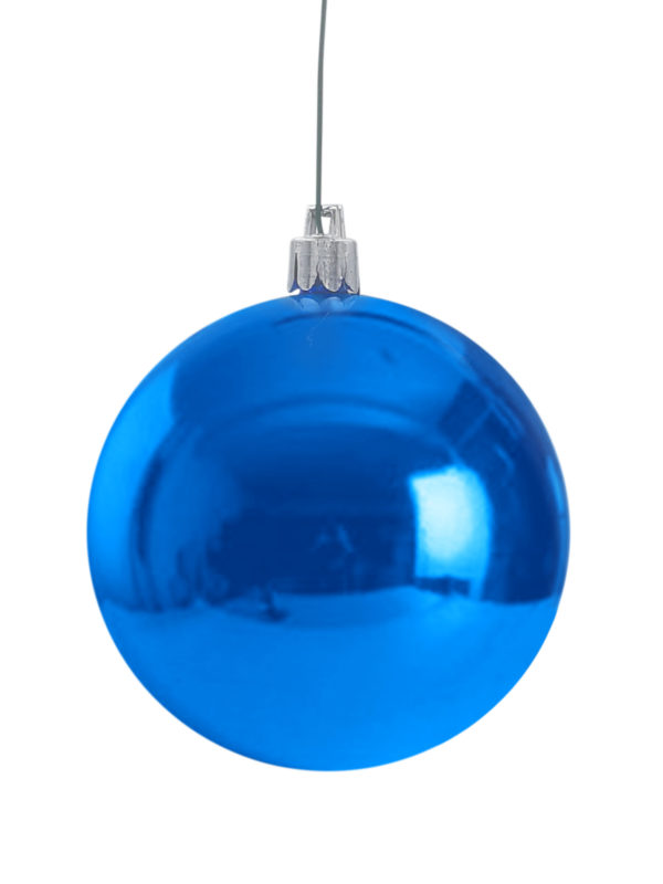 Christmas Ball Glossy Blue