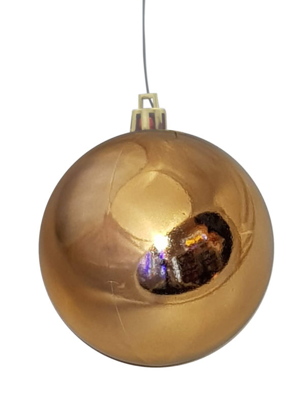 Christmas Ball Copper Glossy