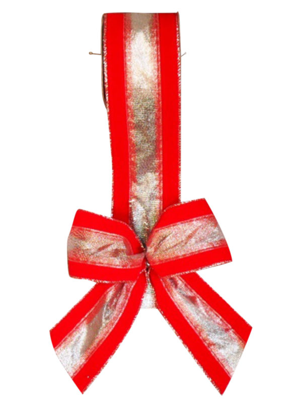 Christmas Bow Red Velvet (Pack of 10)