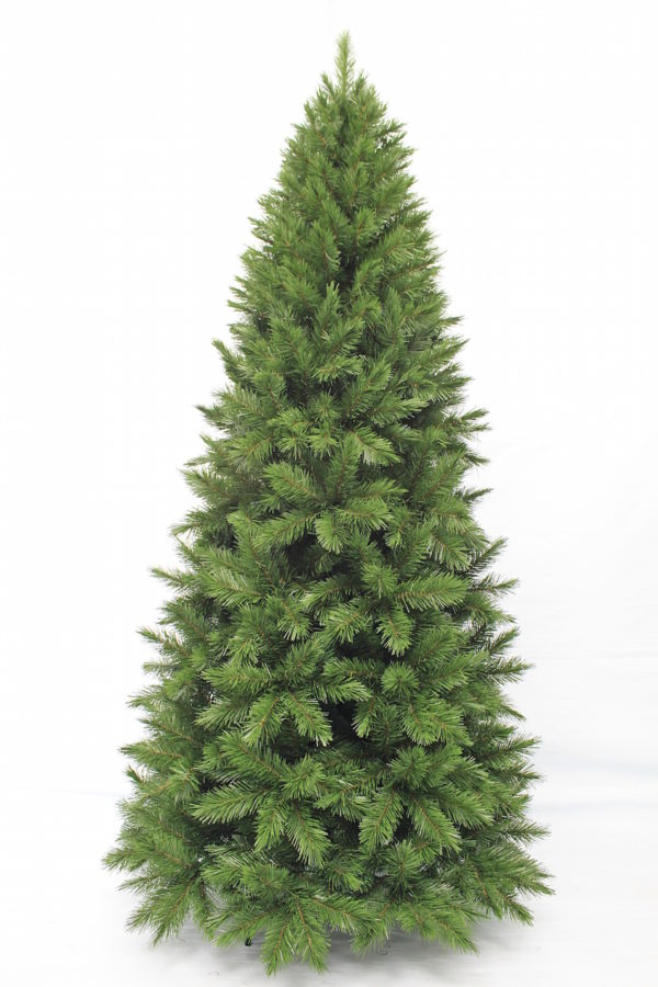 7ft Slim Vienna Spruce Christmas Tree Hinged Green 2.13m